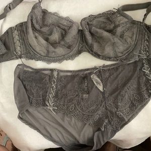 Adore Me matching bra and panties set.